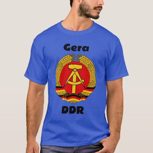 Gera, Oost-Duitsland (DDR, DDR) T-shirt (Voorkant)