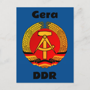 Gera, Oost-Duitsland - DDR Oostdeutschland Briefkaart