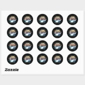 Geraadpleegd op 2024 ronde sticker (Vel)
