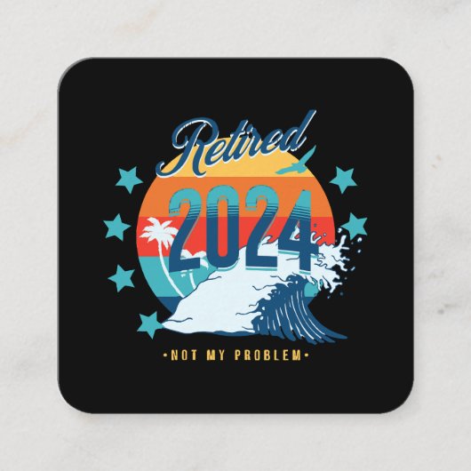 Geraadpleegd op 2024 vierkante visitekaartje (Voorkant)