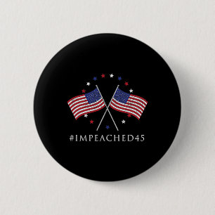 Geraakt 45 Cadeaus Voor Anti-Trump-aanhangers Ster Ronde Button 5,7 Cm