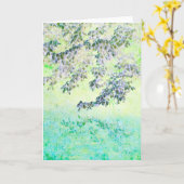 "Geraakt door de Lente" - Kaart (Gele Bloem)