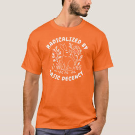 Geradicaliseerd door Basic Decency Floral Bunny T-shirt