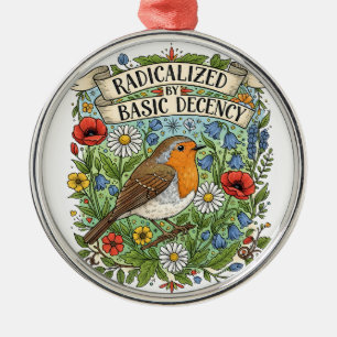 Geradicaliseerd door basis decentie esthetische ku metalen ornament