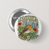 Geradicaliseerd door basis decentie esthetische ku ronde button 5,7 cm (Voorkant /achterkant)