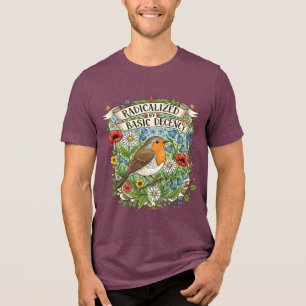Geradicaliseerd door basis decentie esthetische ku Tri-Blend shirt
