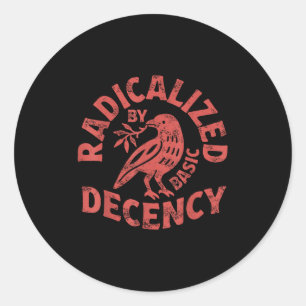Geradicaliseerd Door Basis Decentie Weersta Boho B Ronde Sticker