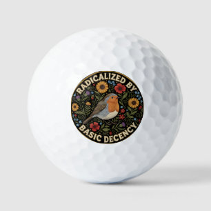 Geradicaliseerd door basisdecentie Vogelliefhebber Golfballen
