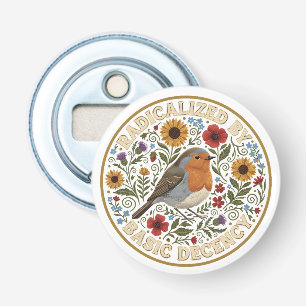 Geradicaliseerd door basisdecentie vogelontwerp – button flesopener