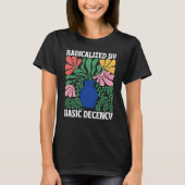 Geradicaliseerd door basisfatsoen FDT sociaaldemoc T-shirt (Voorkant)