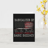 geradicaliseerd door basisfatsoen Funny US Flag Kaart (Gele Bloem)