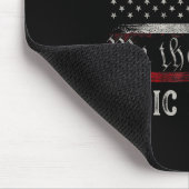 geradicaliseerd door basisfatsoen Funny US Flag Muismat (Hoek)