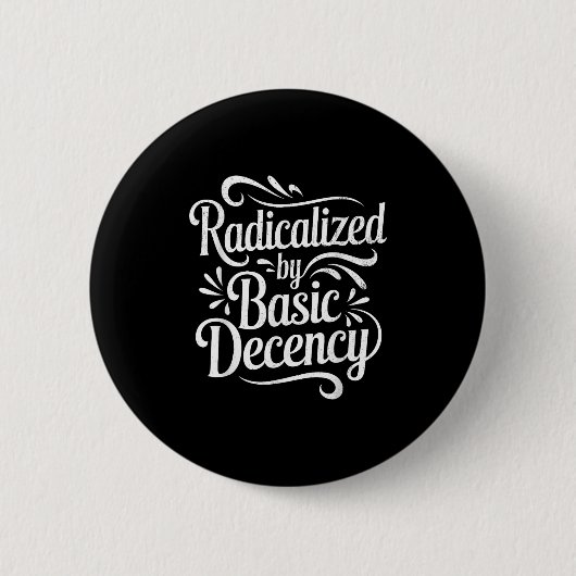 Geradicaliseerd door basisfatsoen Grappig protest  Ronde Button 5,7 Cm (Voorkant)