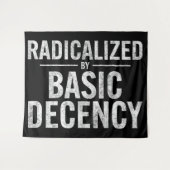 Geradicaliseerd door basisfatsoen Grappig Wandkleed (Voorkant (horizontaal))