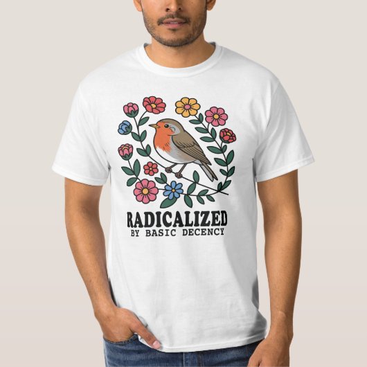 Geradicaliseerd Door Eerlijkheid Citaten T-shirt (Voorkant)