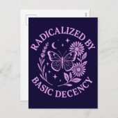 Geradicaliseerd door fatsoen feestdagenkaart (Voorkant / Achterkant)