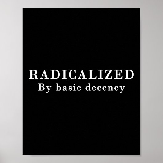 geradicaliseerd door sarcastische sociale demo poster (Voorkant)