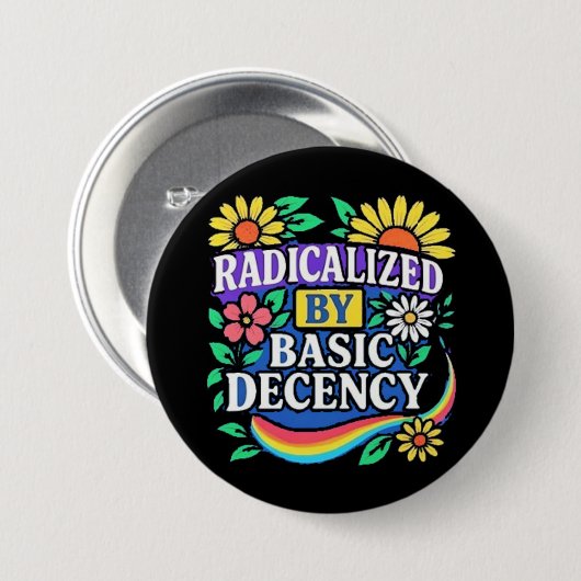 geradicaliseerd ronde button 7,6 cm (Voorkant /achterkant)