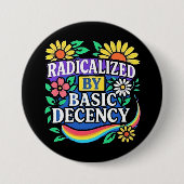 geradicaliseerd ronde button 7,6 cm (Voorkant)