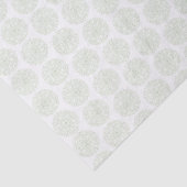 Geraffineerd Boho Green Mandala Tissue Paper Tissuepapier (Detail)