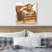 Geraffineerd comfort I Canvas Afdruk (Insitu (Slaapkamer))