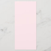 geraffineerd | Kalligrafie op Blush Pink Menu (Achterkant)