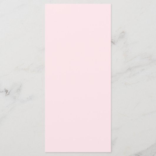 geraffineerd | Kalligrafie op Blush Pink Menu (Achterkant)
