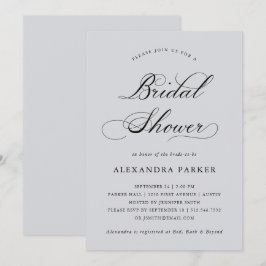 geraffineerd | Kalligrafie op zacht grijs Vrijgeze Kaart