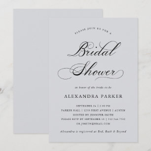 geraffineerd Kalligrafie op zacht grijs Vrijgeze Kaart