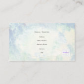 Geraffineerd Visitekaartje met QR - Cambrian Cool (Achterkant)