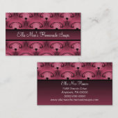 Geraffineerd Visitekaartje van Elegance, Bourgogne (Voorkant / Achterkant)