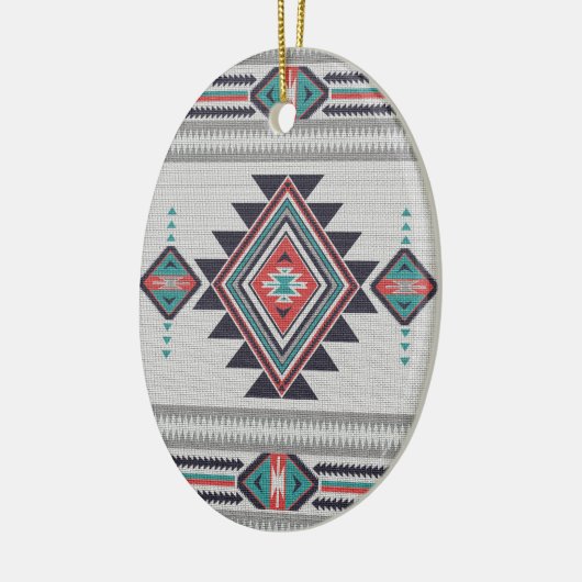 Geraffineerd zuidwesten keramisch ornament (Links)