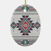 Geraffineerd zuidwesten keramisch ornament (Voorkant)