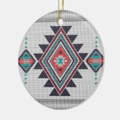 Geraffineerd zuidwesten keramisch ornament (Links)