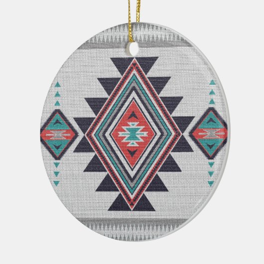 Geraffineerd zuidwesten keramisch ornament (Links)