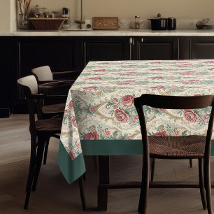 Geraffineerde Bloemen Damask Chic Elegante Ruimte Tafelkleed