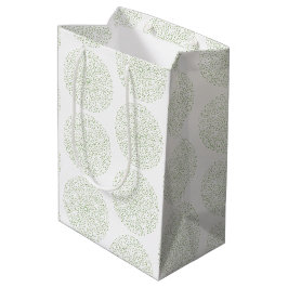 Geraffineerde Boho Green Mandala Gift Bag Medium Cadeauzakje