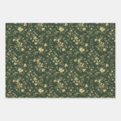 Geraffineerde botanische wrap met accentdecoupage inpakpapier vel (Voorkant 2)