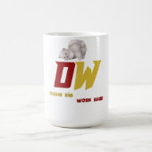 geraffineerde eenvoud | Minimalistische gouden lij Magische Mok (Midden)