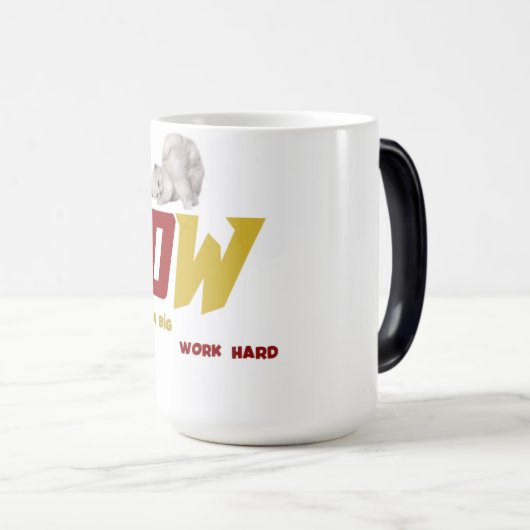 geraffineerde eenvoud | Minimalistische gouden lij Magische Mok (Voorkant rechts)