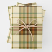 Geraffineerde Engelse folk plakken Inpakpapier Vel (In situ)