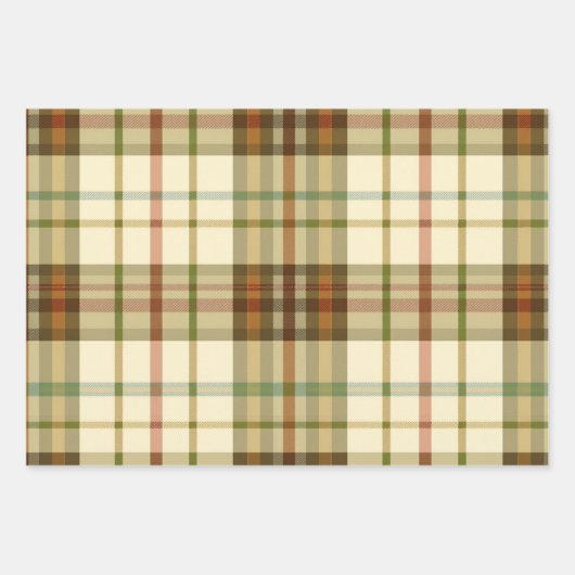 Geraffineerde Engelse folk plakken Inpakpapier Vel (Voorkant)