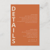 Geraffineerde lijnen Geometrische details Terra Co Informatiekaartje (Voorkant)