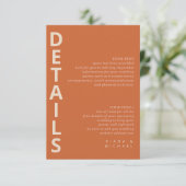 Geraffineerde lijnen Geometrische details Terra Co Informatiekaartje (Staand voorkant)