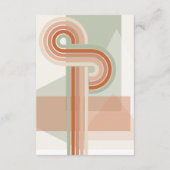 Geraffineerde lijnen Geometrische details Terra Co Informatiekaartje (Achterkant)