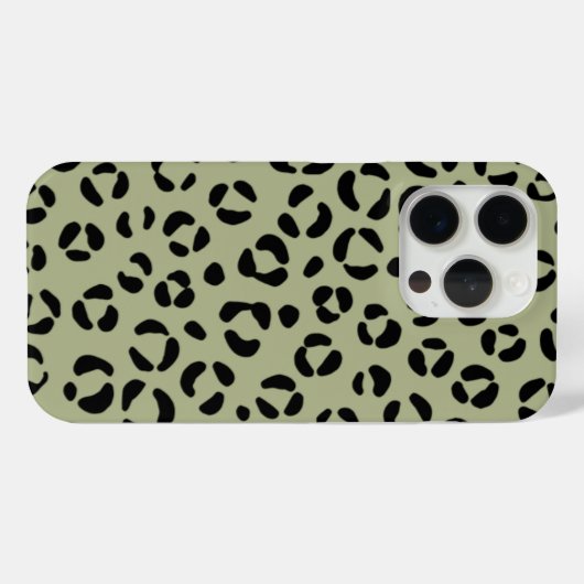 geraffineerde luipaard Case-Mate iPhone case (Achterkant (horizontaal))