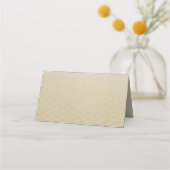 Geraffineerde luxe goudbruiloft plaatskaartje (Achterkant)