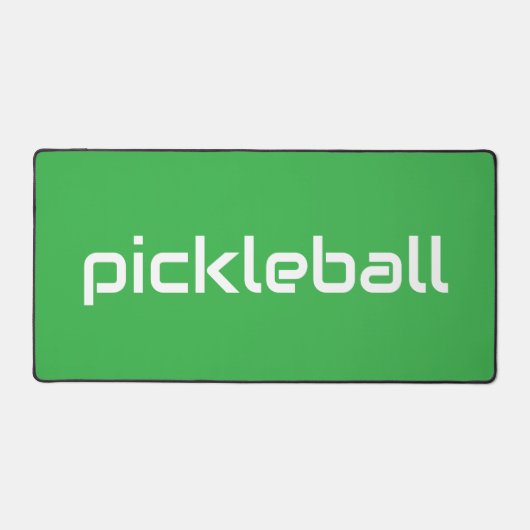 Geraffineerde moderne witte PICKLEBALL op helder g Bureaumat (Voorkant)