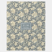 Geraffineerde Morris geïnspireerde pastel erfgoed Fleece Deken (Voorkant)