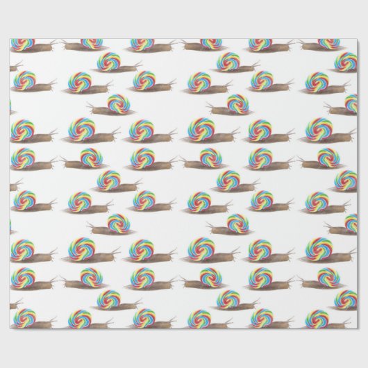 Geraffineerde slakken cadeaupapier (Vlak)